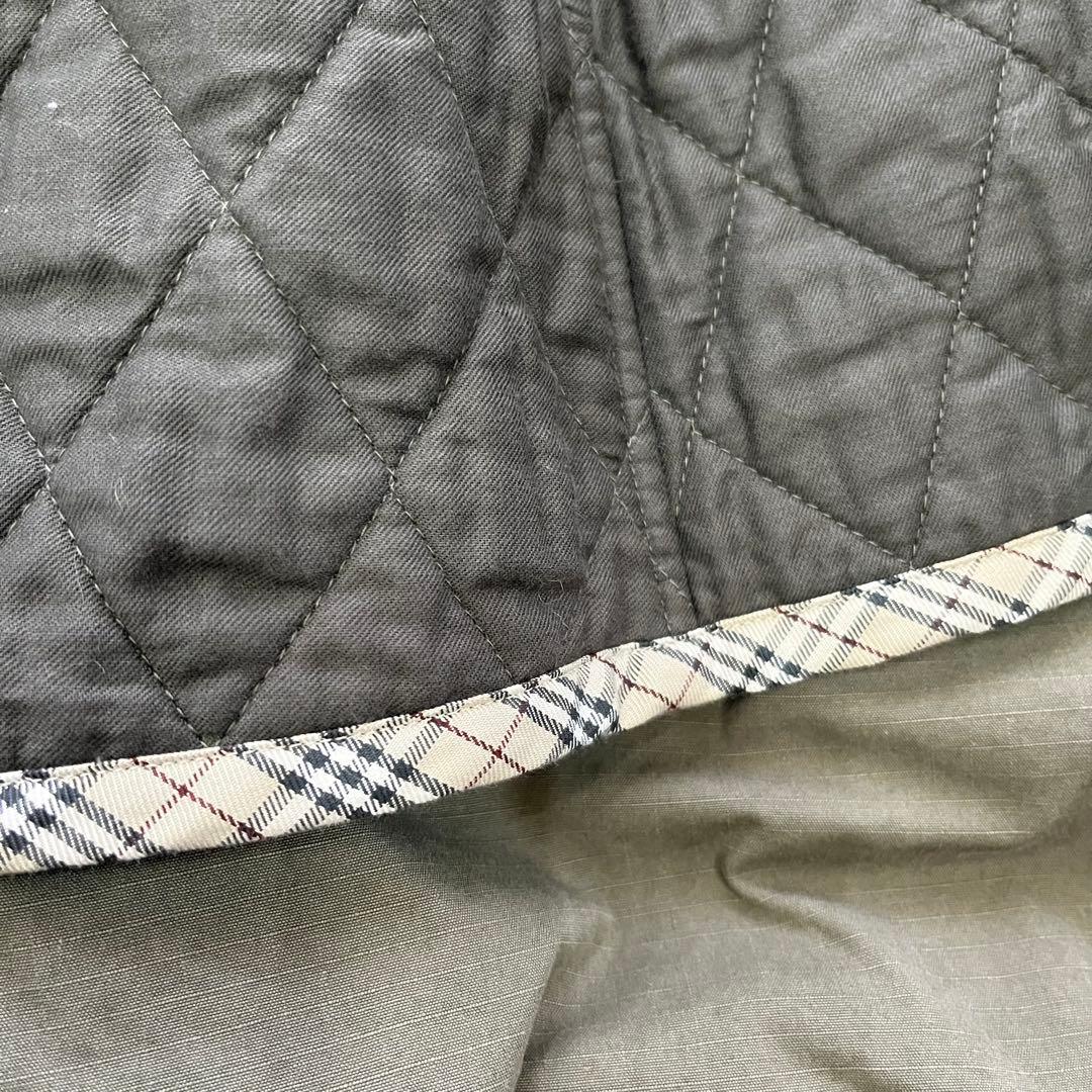 バーバリーブルーレーベル　ミリタリーコート　サイズ38 カーキ