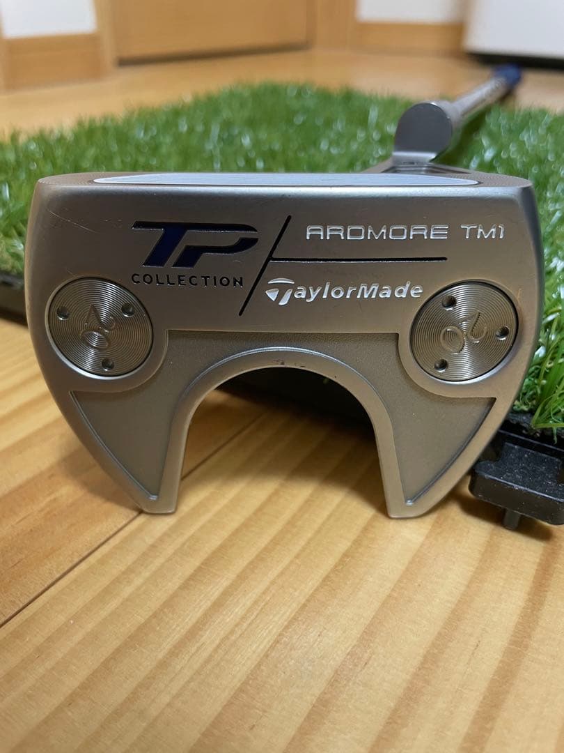 【状態良好】TPトラスパター マレット型 純正グリップ ヘッドカバー付