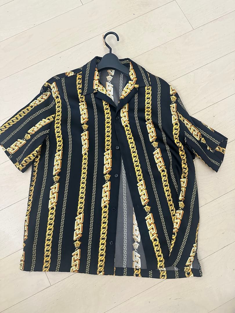 VERSACE チェーン柄 半袖シャツ