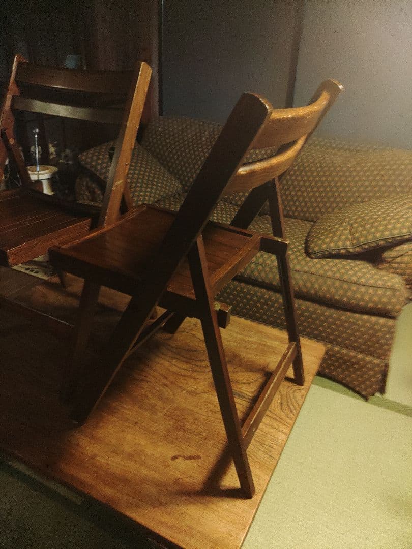 希少　フォールディングチェア　折りたたみ　レトロ　ヴィンテージ　アンティーク