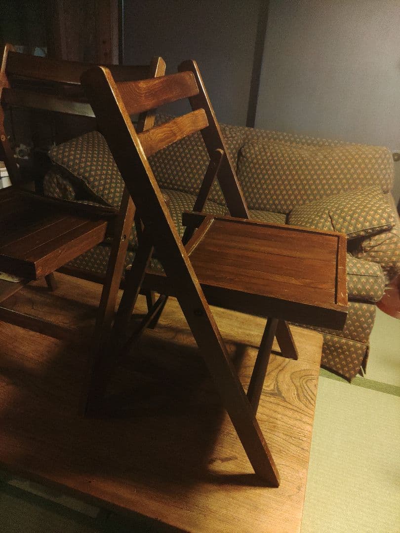 希少　フォールディングチェア　折りたたみ　レトロ　ヴィンテージ　アンティーク