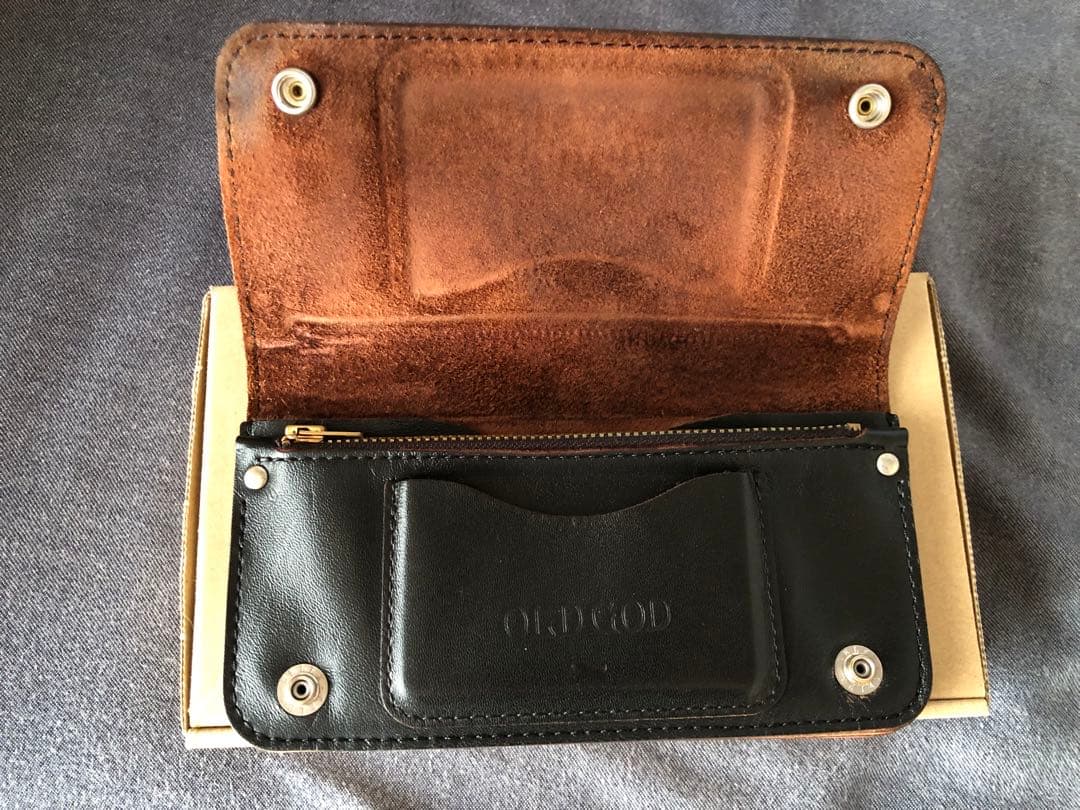 オールドゴッドホースハイドトラッカーウォレット
