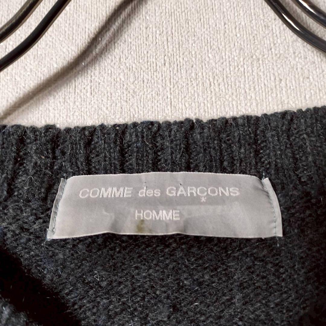 AD1998 田中オム コムデギャルソンオム Vネック プルオーバーニットウール