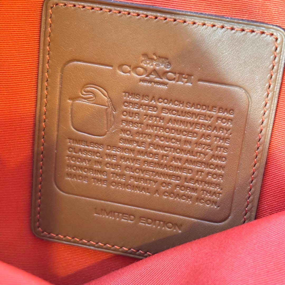 【希少✨】コーチ ショルダーバッグ 本革 レザー リミテッドエディション9170