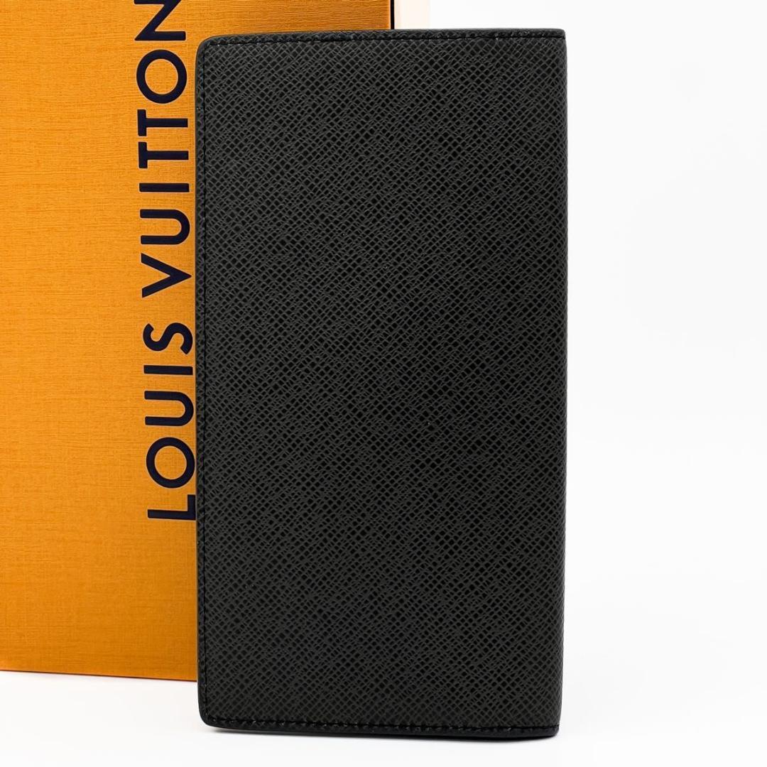 【使用わずか】ヴィトン タイガ ポルトフォイユ ロン 札入れ 長財布 黒