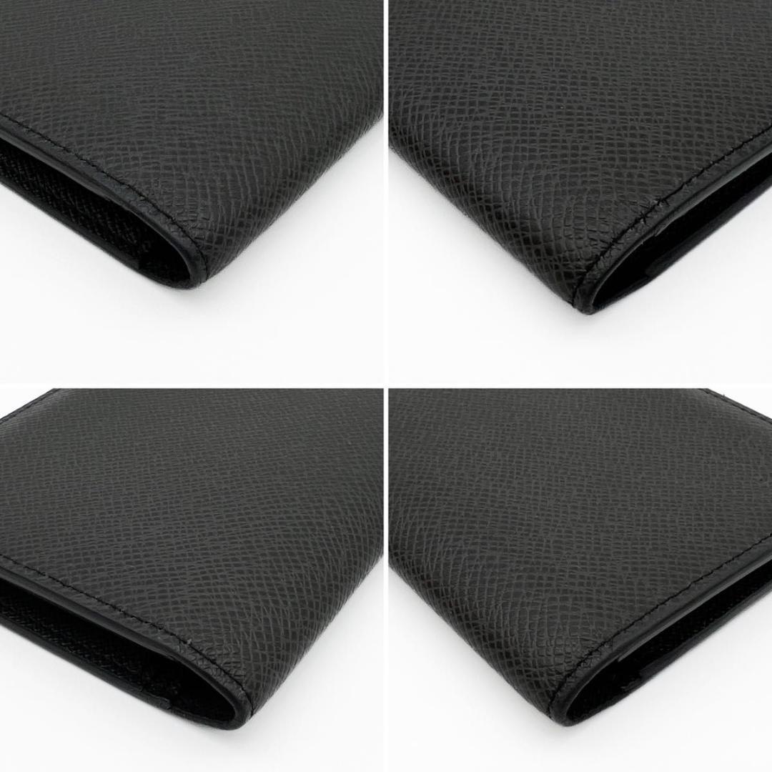 【使用わずか】ヴィトン タイガ ポルトフォイユ ロン 札入れ 長財布 黒