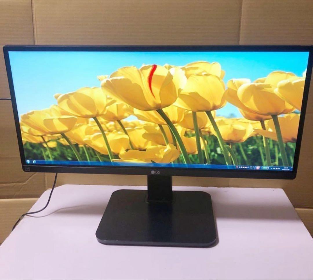 良品 LG 25型 ウルトラワイド液晶ディスプレイ 25UB55-B 動作品