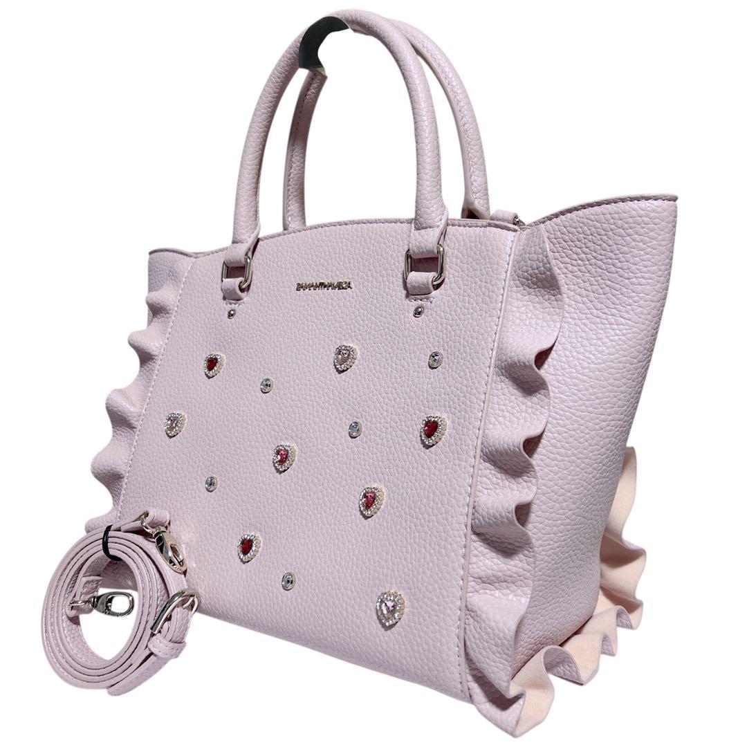 Samantha Vega ハンドバッグ ハートビジュー フラッター 2way