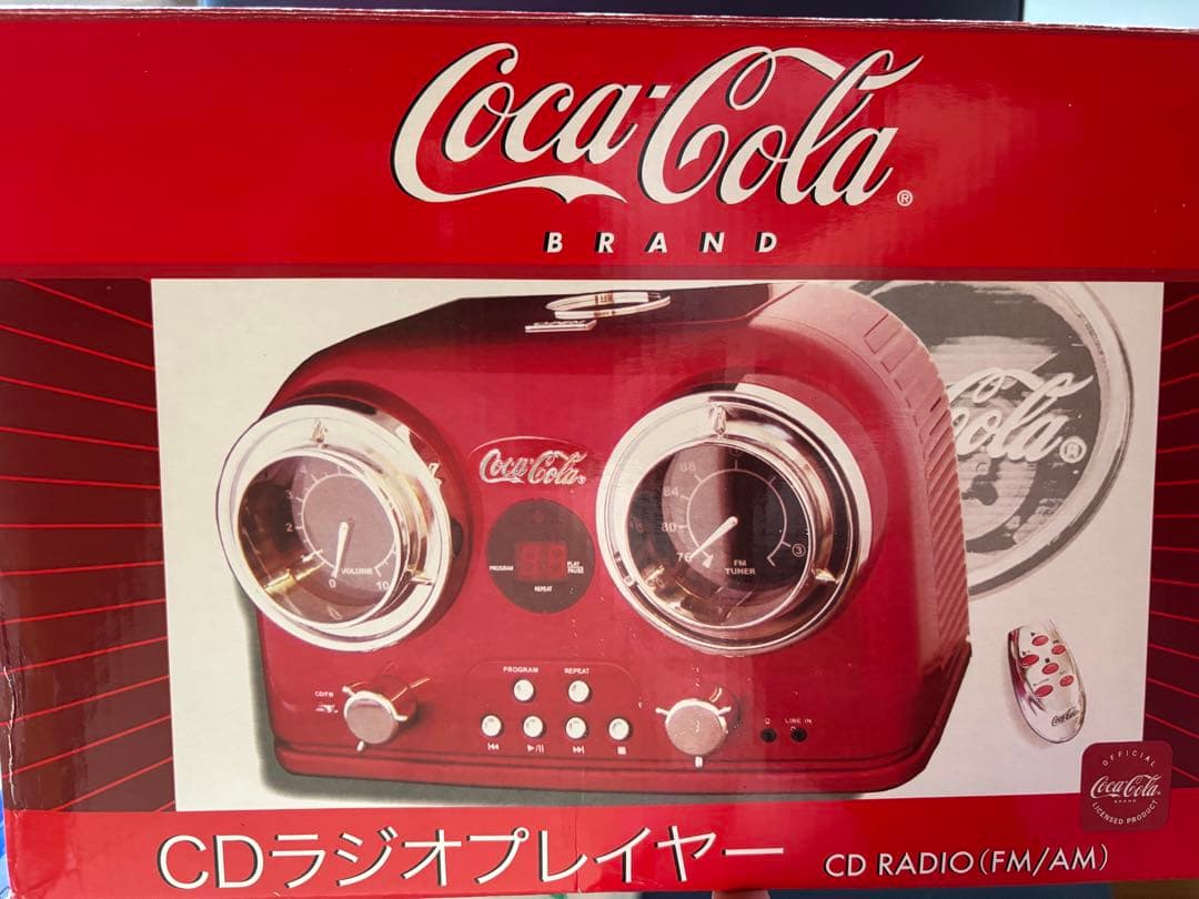 希少Coca-Cola CDラジオプレイヤー