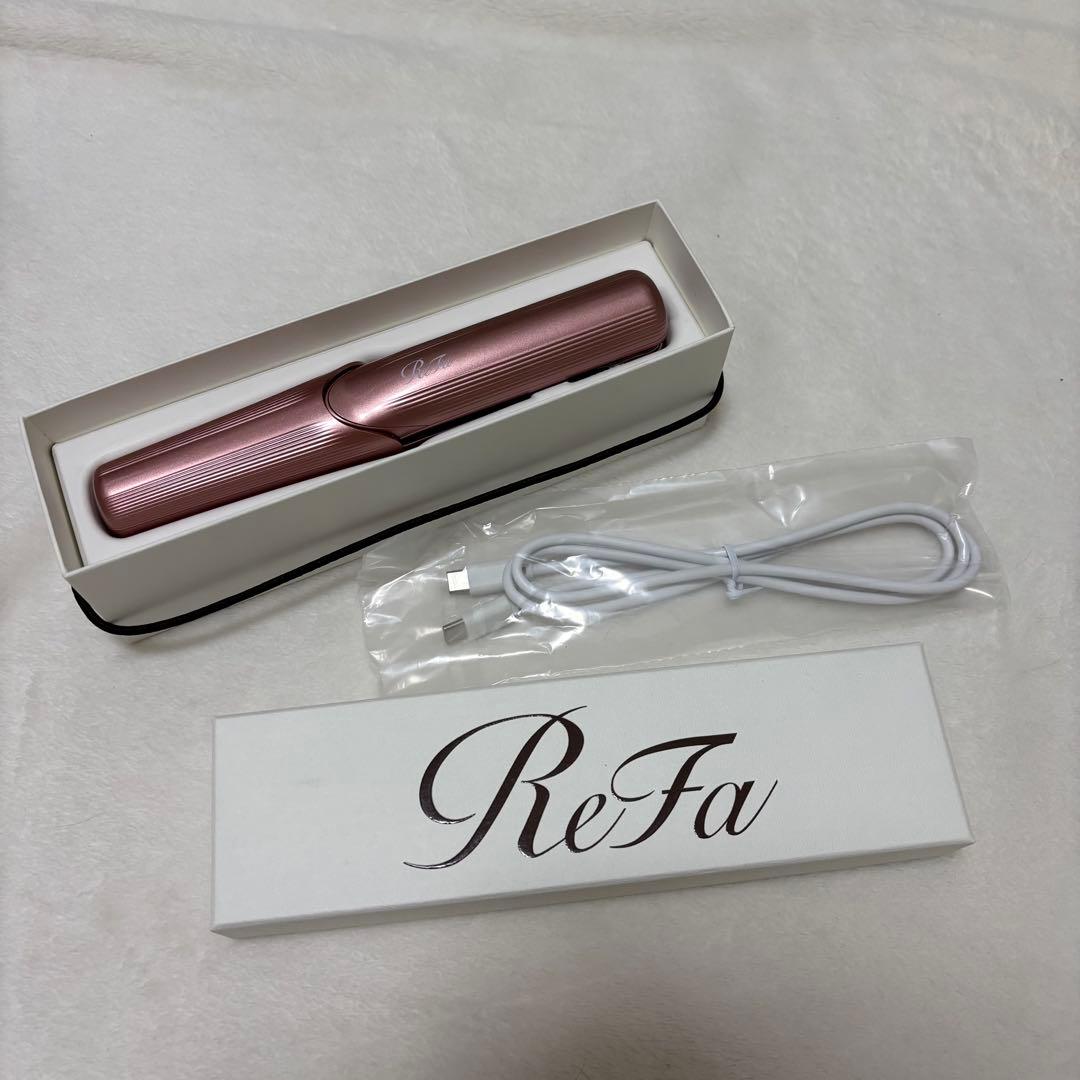 【新品未使用】ReFa フィンガーアイロン ピンク