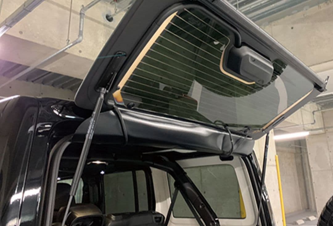 【JEPPESEN】JLラングラー☆リアガラスウェザーフード（ブラック）