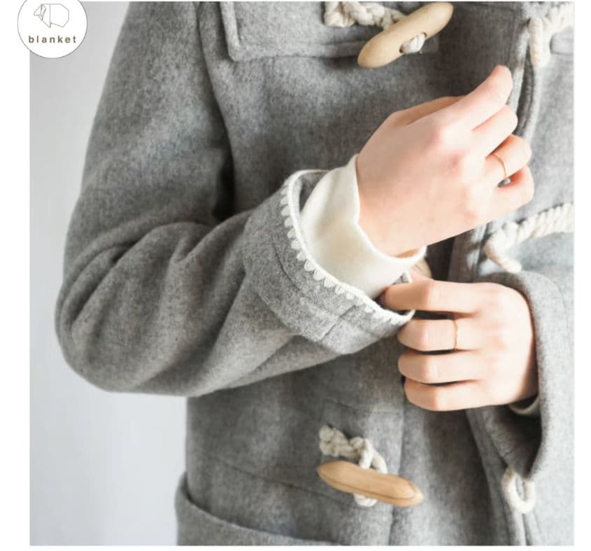 ハマグリコート　尾州　新見本工場　グレー　サイズ3