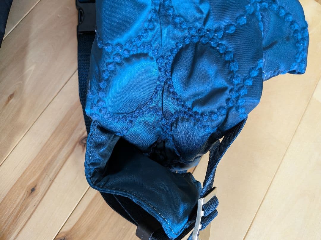 ミナペルホネン タンバリン PORTERコラボ ボディバッグ ブルー