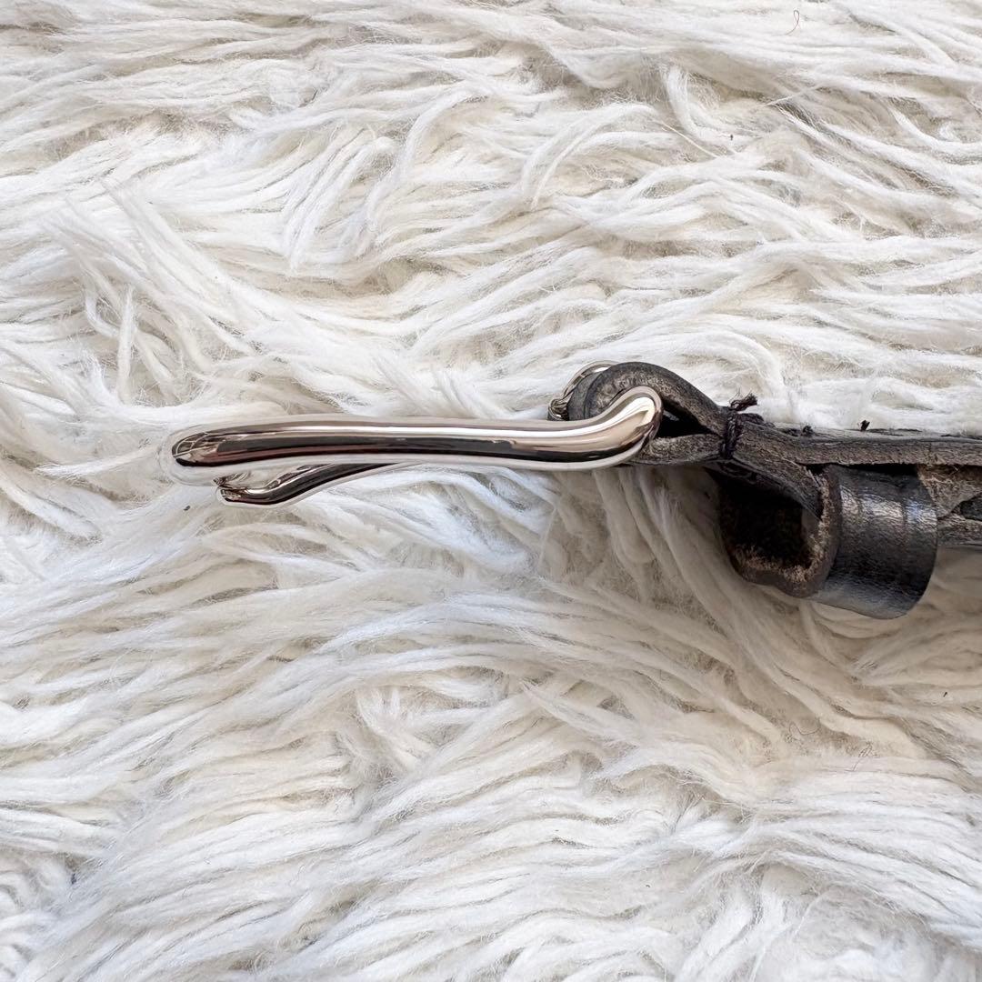 【廃盤品】ホワイトハウスコックス レザーメッシュベルト ブラック　32/80