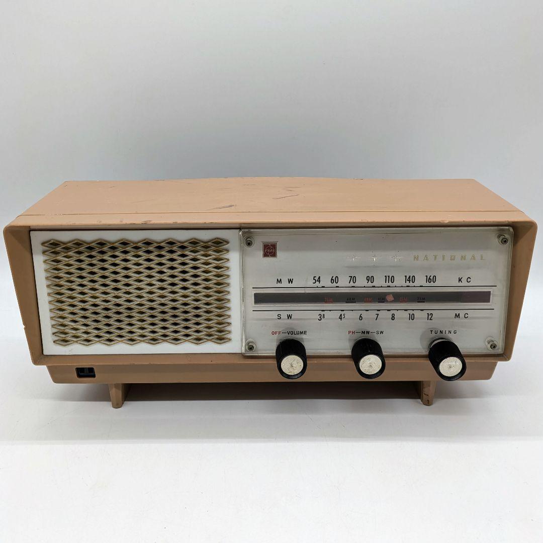 National 真空管ラジオ GX-240 簡易動作確認済 年代物 レトロ