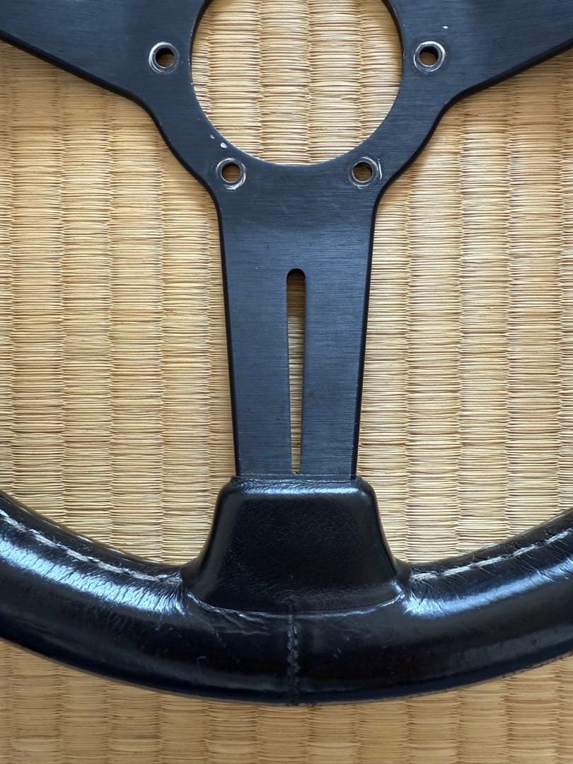 ナルディ 正規品 33パイ クラシック ブラックレザー NARDI 当時物