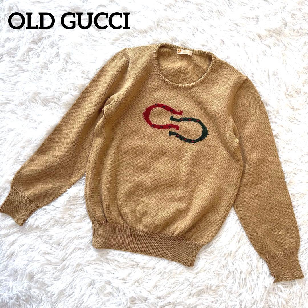 てぃん＊OLD GUCCI オールドグッチ ホースシュー ニット セーター