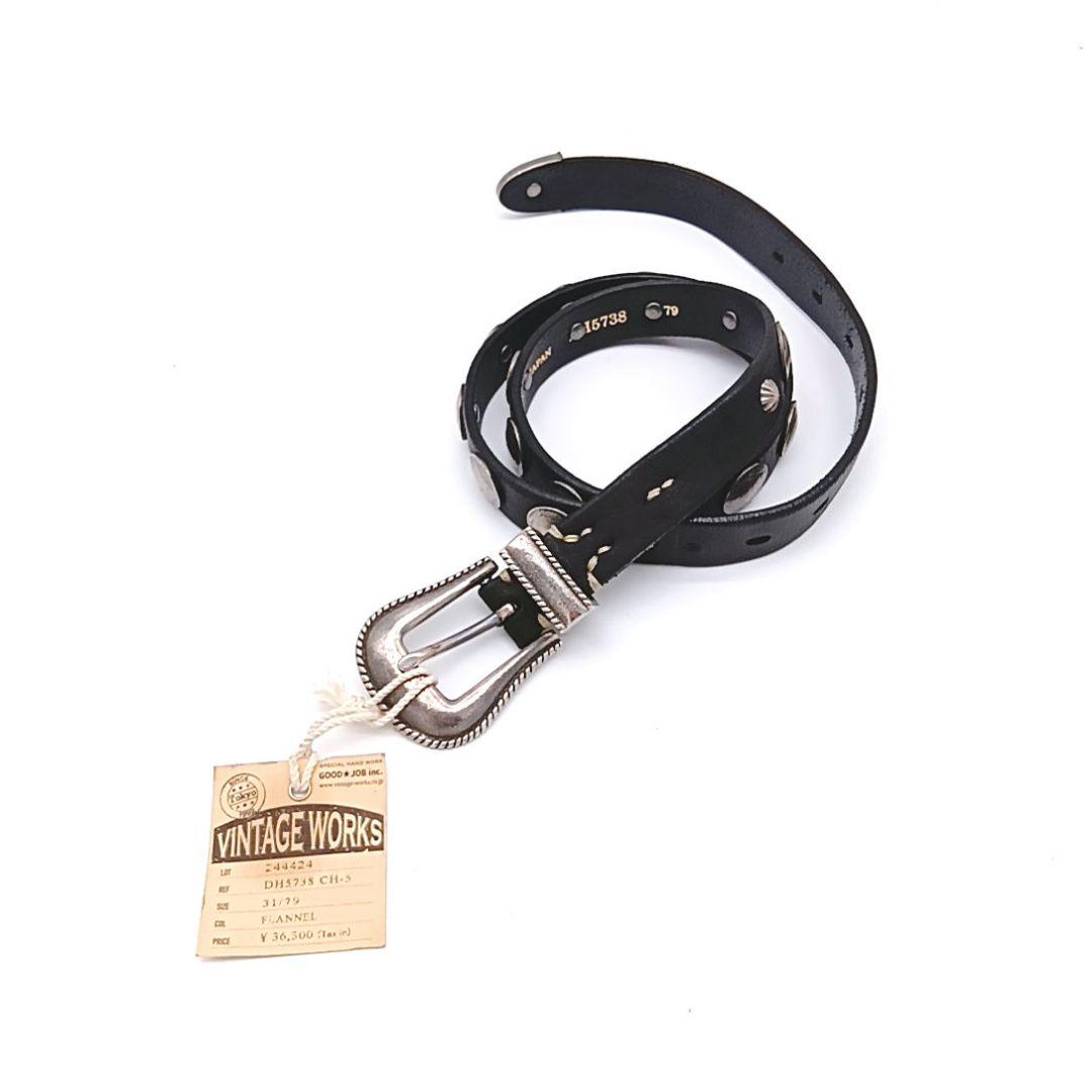 Vintage Works レザーベルト DH5738 CH-5 FLANNEL