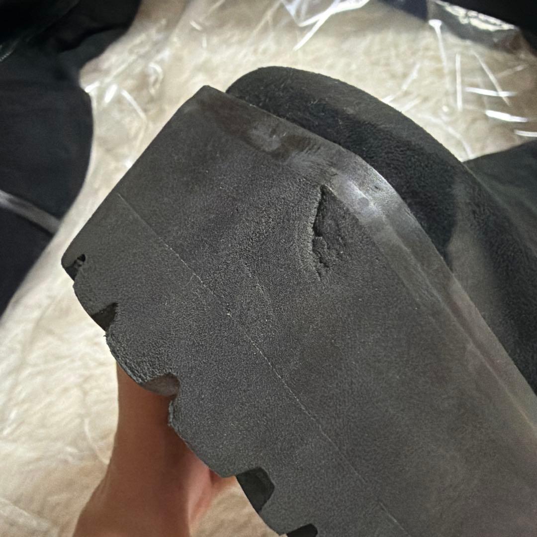 EMODA スクエアフィットロングブーツ Lサイズ ブラック