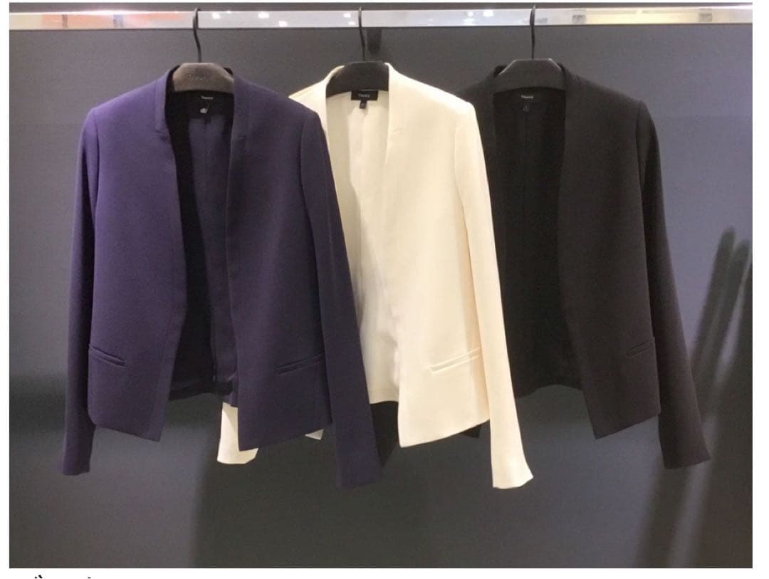 Theory Classic Crepe ジャケット パンツ セット ブラック