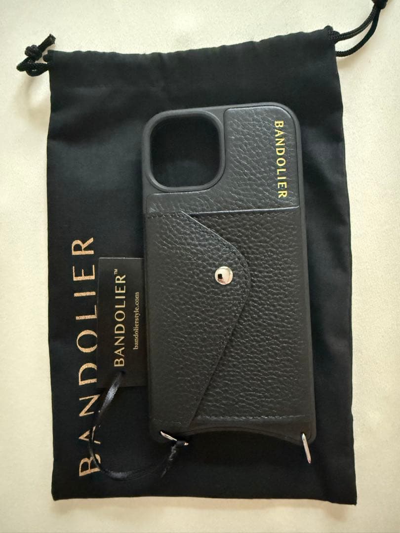 新品 未使用BANDOLIER iPhone 15用ケース ブラック