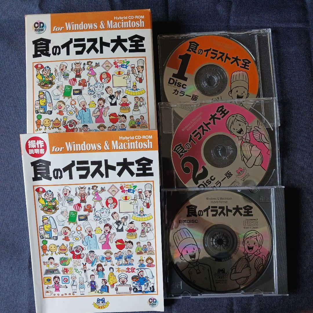 MPC　食のイラスト大全　CDROM3枚組