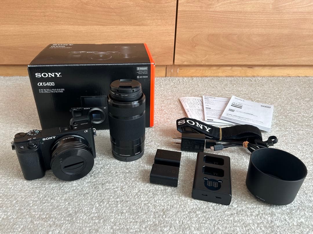 SONY α6400 ダブルズームレンズセット