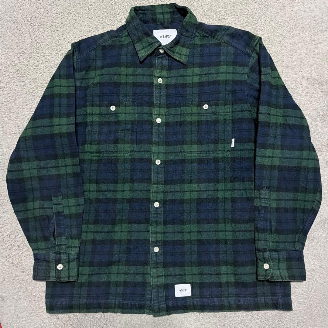 19aw WTAPS UNION SHIRT TWILL チェックシャツ　3
