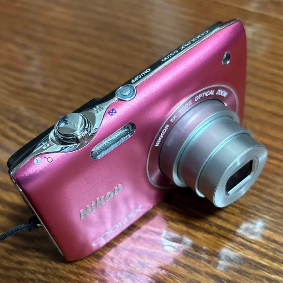 【美品】Nikon COOLPIX S3100 ピンク　クールピクス　動作確認済