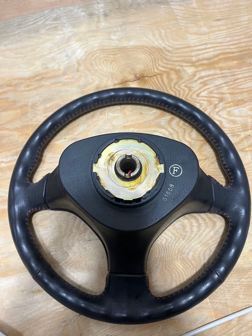 HONDA ホンダ 純正ステアリング　赤ステッチ　シビック