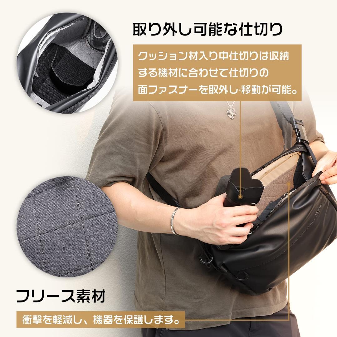 収納 カメラバッグ 超大容量 耐衝撃 旅行や出張に
