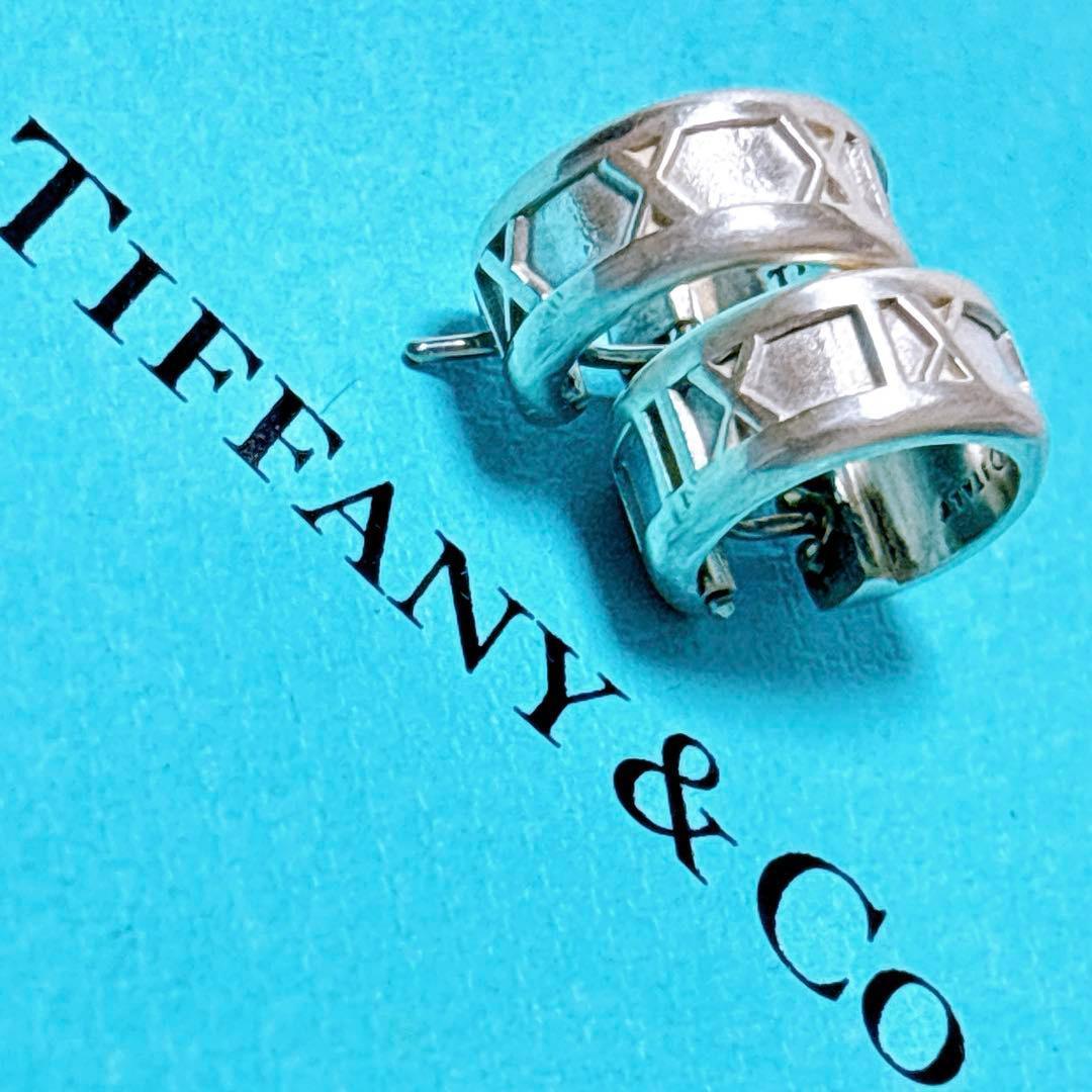 【美品】Tiffany ティファニー ミニ アトラス 両耳 ピアス SV926