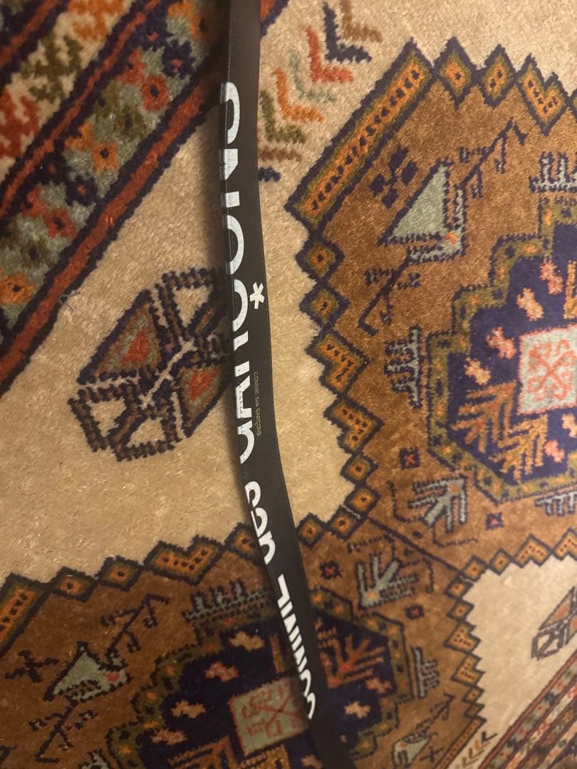 COMME des GARÇONS ロゴ ベルト ブラック