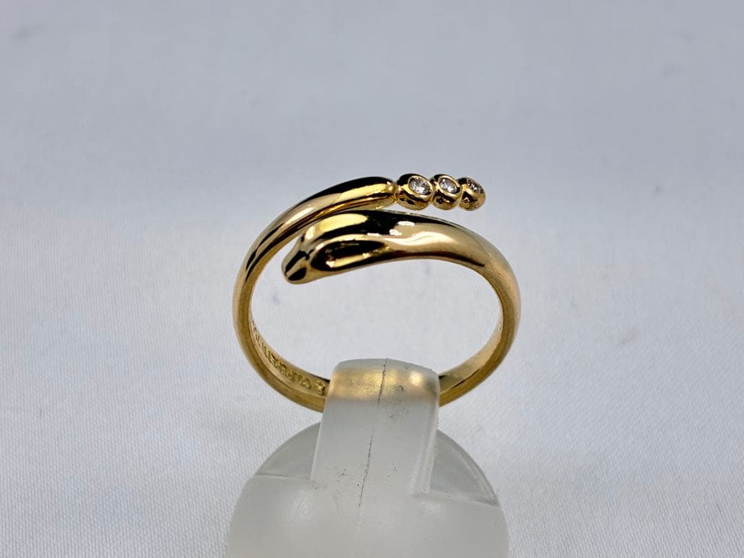 TIFFANY & CO ティファニー & コー K18 スネークリング 14号