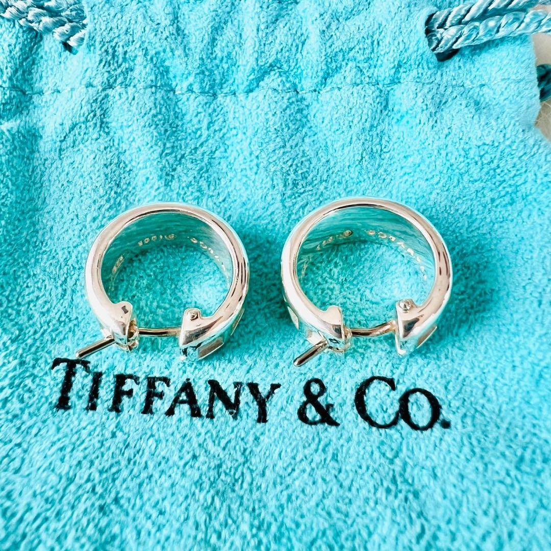 ✨極美品✨Tiffany　ティファニー　ピアス　アトラス　フープ　キャッチ　両耳