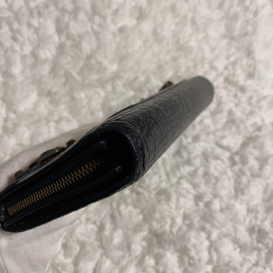 箱＆保存袋付き！BALENCIAGA 長財布 2つ折り シティ クラシック 黒