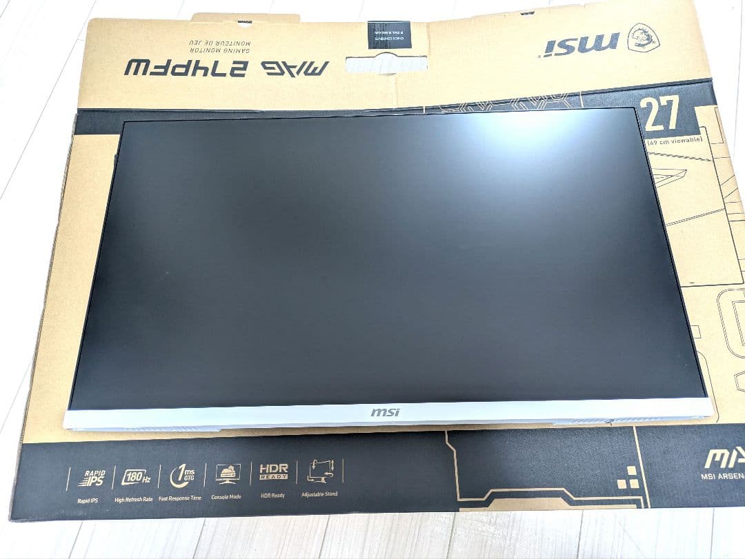 MSI MAG 274PFW 27インチモニター 180hz