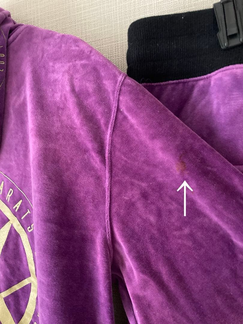 【24karats】セットアップジャージ　Mサイズ パープル