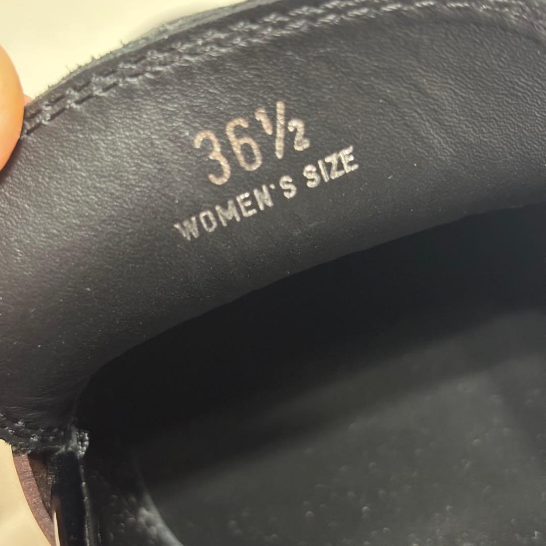 TOD'S トッズ レザー 革靴 厚底ローファー ブラック 36 1/2