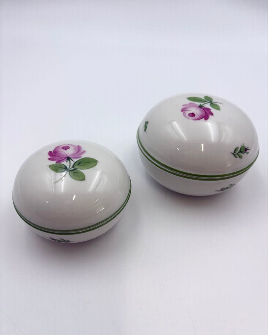 アウガルテン ウインナーローズ ボンボニエール 手描き薔薇　小物入れ