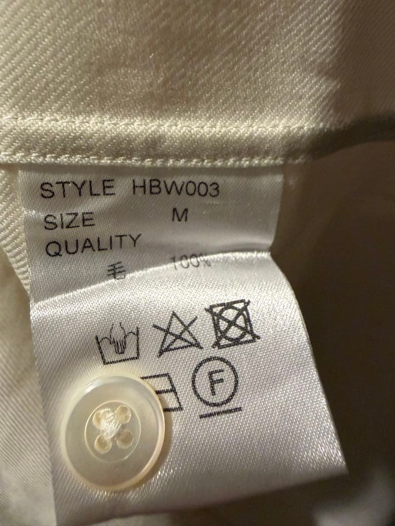 MBハイエンド尾州ウールシャツ　Ｍサイズ