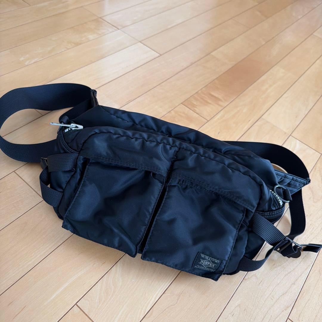 ポーター　ボディ、ウエストバッグ　タンカー