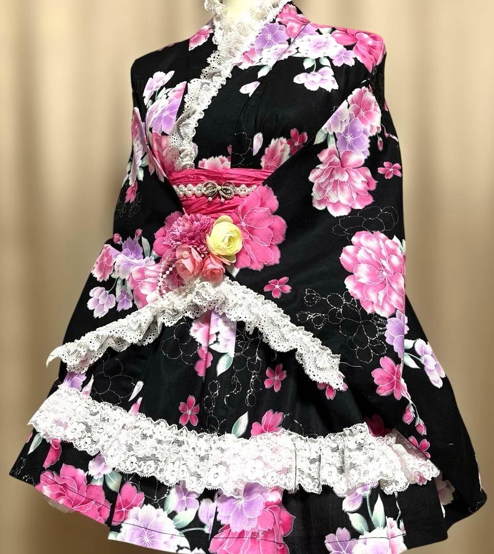 RK⑧ 浴衣ドレス　地雷系　量産型　姫ギャル