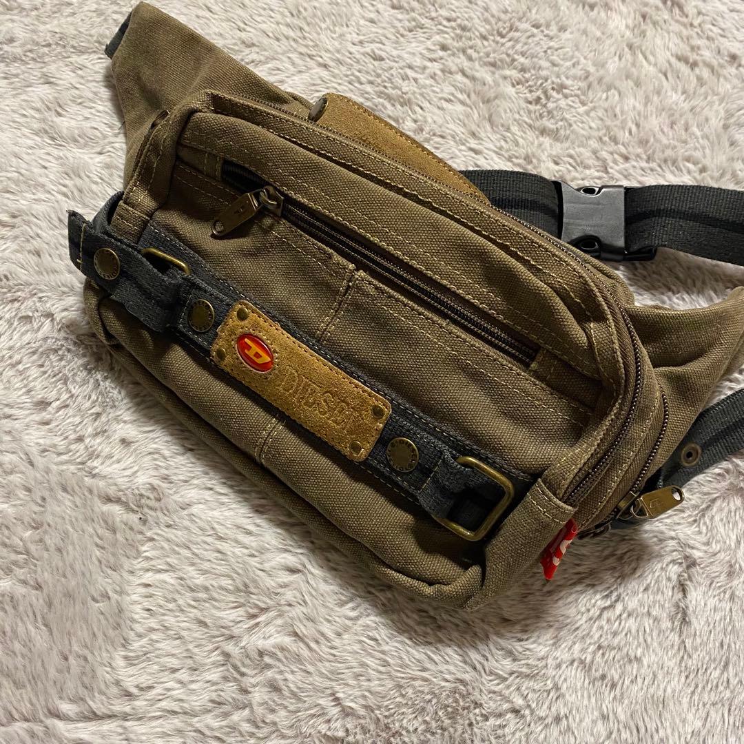 バッグ y2k 00s diesel body bag army