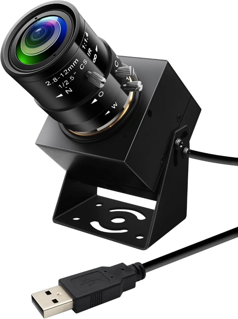 ELP 5メガピクセル USBカメラ 2.8-12mm 4倍望遠光学レンズ