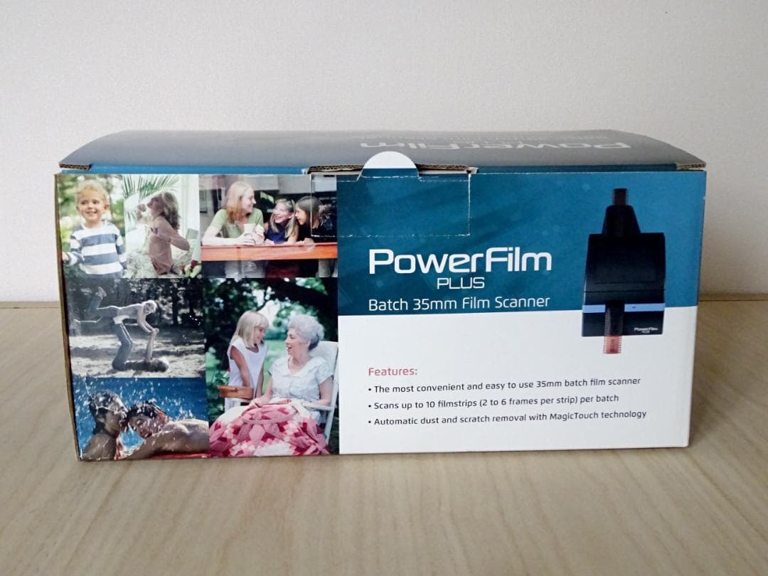 PowerFilm　35mmフィルムスキャナー　高画質6コマ×10枚連続自動送り