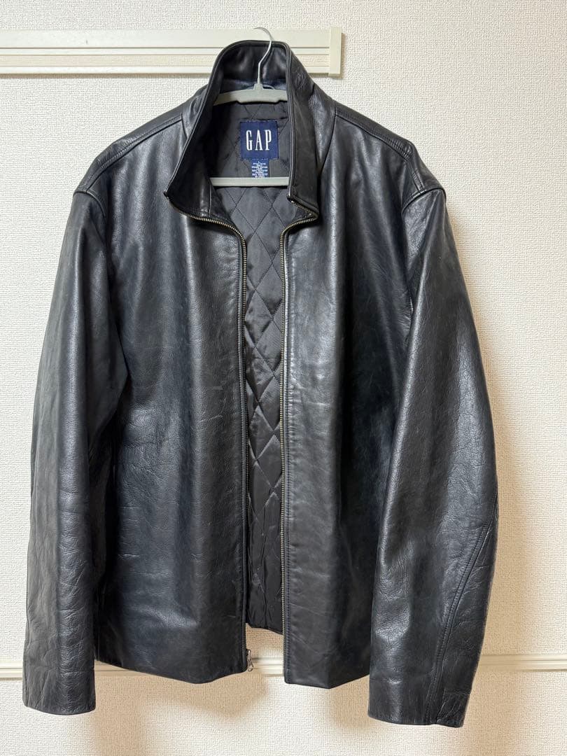 Vintage OLD GAP ブラックレザージャケット