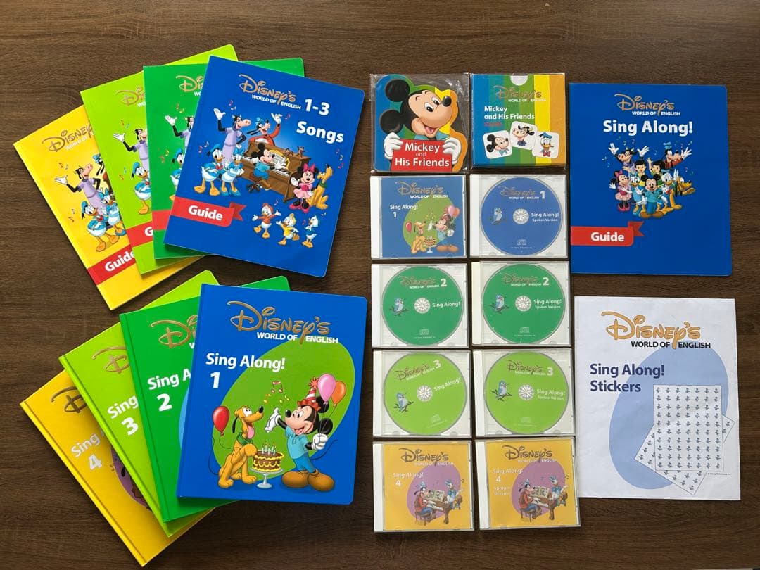 【美品】DWE　Sing Along シングアロング　絵本 CD ディズニー英語