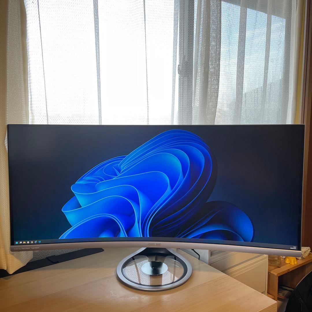 ASUS ウルトラワイドモニター harman kardon(高画質高音質)最安
