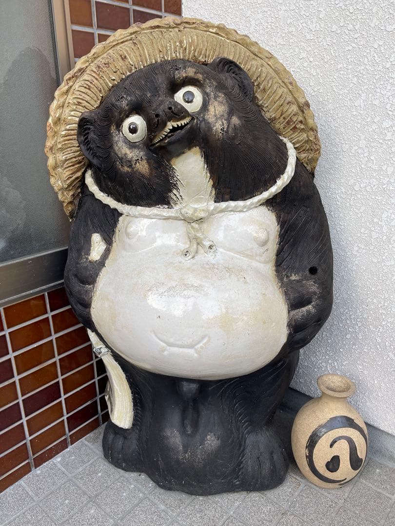 狸の置物 大型 たぬき タヌキ